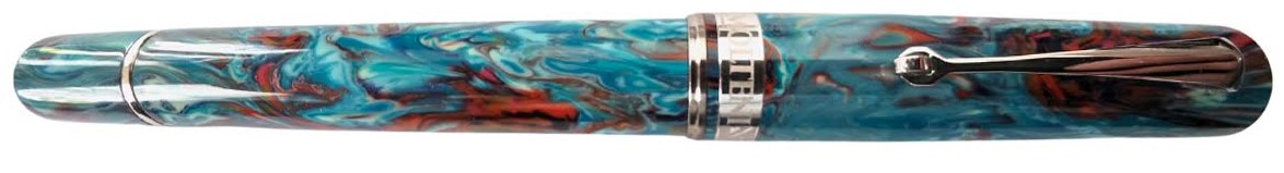 Molteni M66 Rhodium Trim A10 Bespoke Ltd Ed Fountain Pen Jowo 14K or Steel nib
